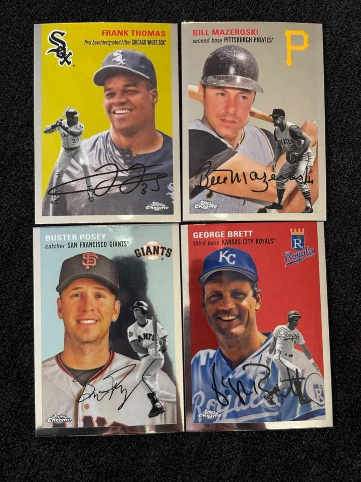 2023 Topps Chrome Platinum '1954 Design' LEGENDS, HOF, RETIRED ONLY- YOU PICK! - Image 1 of 1