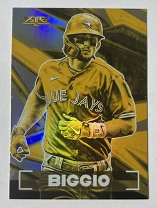 Topps Fire Cavan Biggio 2021 dorado acuñado paralelo Toronto Blue Jays #176 - Imagen 1 de 3