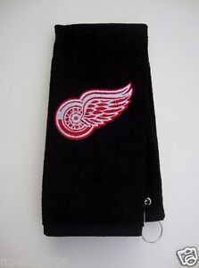 Personalized Embroidered Golf Bowling Workout Towel Detroit Red Wings