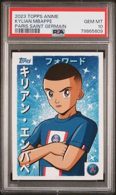 2023 TOPPS ANIME KYLIAN MBAPPE PSG - PSA 10 G491 - Image 1 of 2