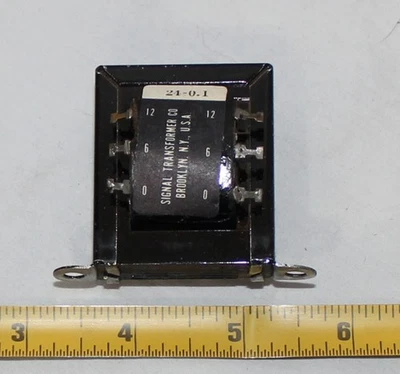 Signal Transformer Co. 0-6-12 Control Transformer Transformer 24-0.1 - Image 1 of 2