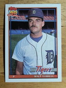 1991 Topps #328 Walt Terrell - Picture 1 of 2