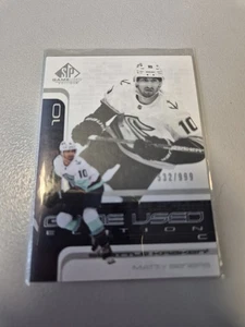 UD 2022-23 SP Game Used Edition Matty Beniers Seattle Kraken /999 # R-11 - Picture 1 of 2