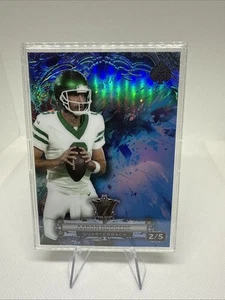 2024 Wild Card - 7 Card Stud Blue AARON RODGERS #2/5 - Picture 1 of 7