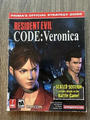 Resident Evil Code Veronica X Prima's Official Strategy Guide NO POSTER - Image 1 of 4