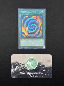 Polymerization - Yugioh LOB-EN059 Unlimited Super Rare NM - Picture 1 of 2