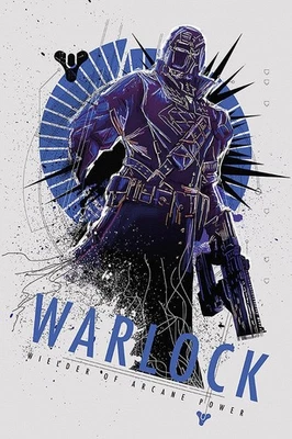 Destiny – Warlock Character Poster, Video Game Art Print, Stylish Wall Decor - Image 1 of 4