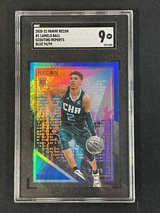 LAMELO BALL SGC 9 2020-21 PANINI RECON Blue ROOKIE SCOUTING REPORTS Serial #/99