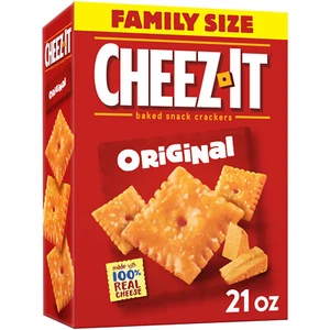 Cheez-It Original Käse Cracker, Gebackene Snack Cracker, 21 oz - Bild 1 von 10