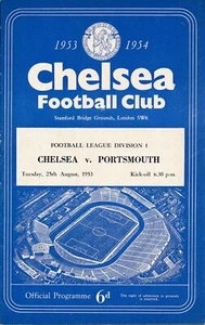 Chelsea v Portsmouth 1953/1954 - Football Programme - Picture 1 of 1