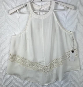 ASTR Blouse Tank Top Shell Camisole Crochet Women Size L NWT - Picture 1 of 7