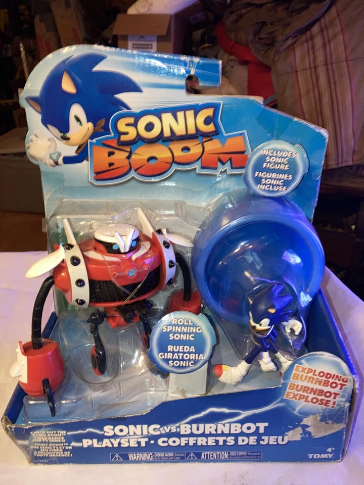 Juego de figuras de acción Sonic Hedgehog VS Burnbot Tomy Sonic Boom ¡Nuevo sellado! Foto 1 de 4