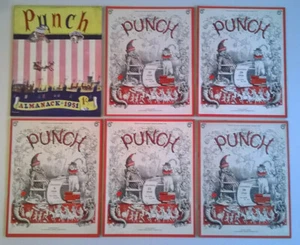 PUNCH - 6 numéros parus fin 1950 - Magazines en état Collector - Imagen 1 de 12