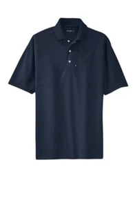 K469 Sport-Tek® Dri-Mesh® Polo Navy Blue Size LT  Free Shipping - Picture 1 of 2