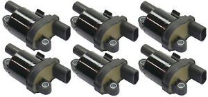Ignition Coils Set of 6 for Chevy SaVana Express Van Chevrolet Tahoe GMC 2500