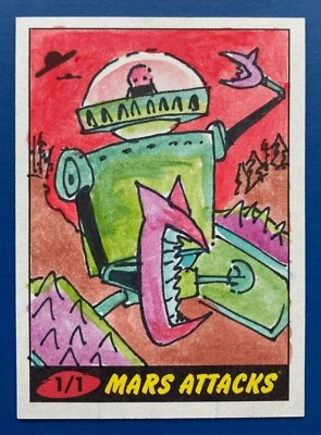 2012 MARS ATTACKS HERITAGE SKETCH by JEREMY SCOTT - Image 1 of 2