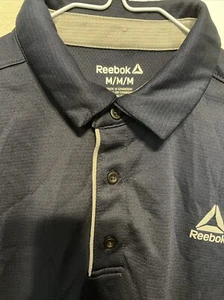 Polo Reebok uomo media golf bottoni casual manica corta - Foto 1 di 8