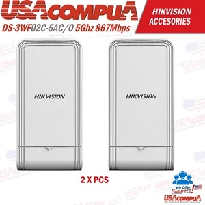 Most bezprzewodowy Hikvision DS-3WF02C-5AC/O 5Ghz 867Mbps 5km Zewnętrzny bezprzewodowy CPE - Zdjęcie 1 z 9