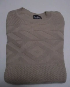 Par Four Size LT GL 100% Cotton Long Sleeve Golf Sweater - Picture 1 of 2