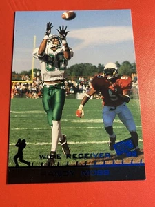 1998 Upper Deck Press Pass Blue Randy Moss #5 Marshall - Vikings Rookie Year - Picture 1 of 2