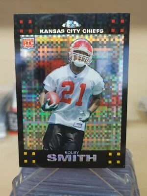 Kolby Smith RC - 2007 Topps Chrome Black Xfractor #TC197 - Kansas City Chiefs - Image 1 of 2