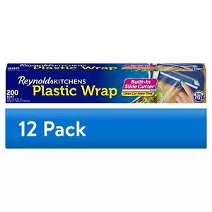 (12 pack) Kitchens Quick Cut Plastic Wrap, 200 Square Feet - Picture 1 of 5