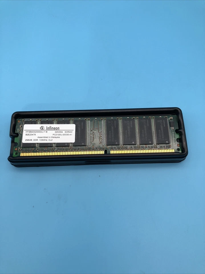 Infineon - HYS64D32000GU-7-B 32MX64 SDRAM 256MB DDR (PC-2100U) RAM Memory - Image 1 of 1