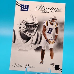Malik Nabers 2024 Prestige Giants Rookie RC #306 - Picture 1 of 2