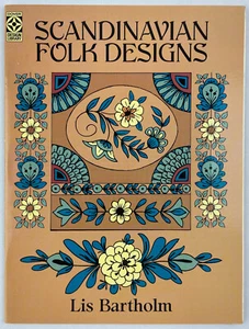 Scandinavian Folk Designs, Lis Bartholm, 1988, Clip Art Designs, PBK - Picture 1 of 9