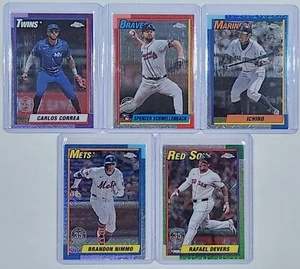 2025 Topps Series 1 SPENCER SCHWELLENBACH RC Mojo Refractor + MORE (5) Card Lot - Picture 1 of 2