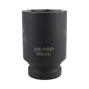 36mm Deep Impact Socket 3/4" Drive Single Hex 6 Point Chrome Vanadium Steel - Picture 1 of 3