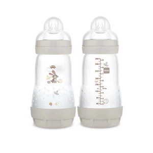 MAM Easy Start Anti-Colic Matte Bottle 9 oz, 2 pack - Dune - Picture 1 of 3