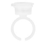 100pcs Disposable Tattoo Ink Ring Cup With Dustproof Lid Microblading Pigmen RHS