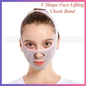 Double Chin Reducer V Shaped Slimming Mask Face Lift Tape Chin Up Patch - Picture 1 of 15