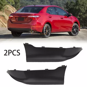 Fits 2014-2019 Toyota Corolla S CE L LE models Rear Bumper Lip Body kits corners - Picture 1 of 7