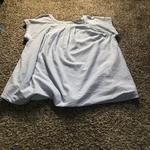 Free People Marcel Mini Dress Size Med Light Blue & White Stripes - Picture 1 of 10