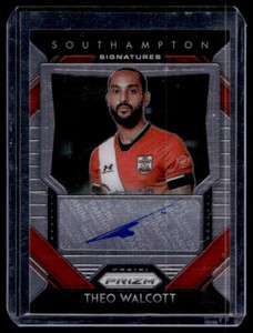 Theo Walcott  Auto 2020 Panini Prizm Southampton, England Autograph