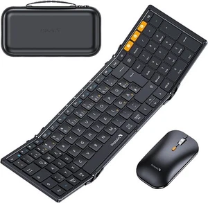 ProtoArc Foldable Mouse and Keyboard Folding Bluetooth Wireless Mice Keyboards - Picture 1 of 8