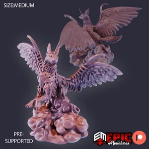 6K Resin 32mm Epic Miniatures Sky Dog Flying (Medium) for D&D - Picture 1 of 2