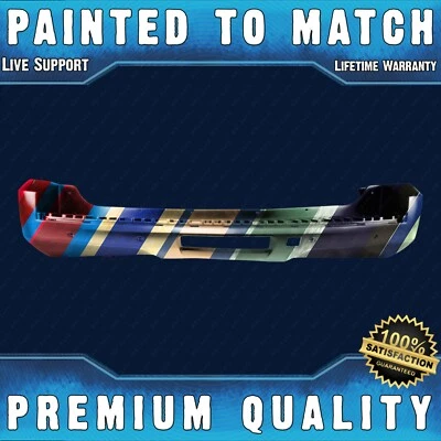 NEW Painted To Match Rear Bumper Cover for 2007-2014 GMC Yukon XL w/ Park Assist - Image 1 of 4