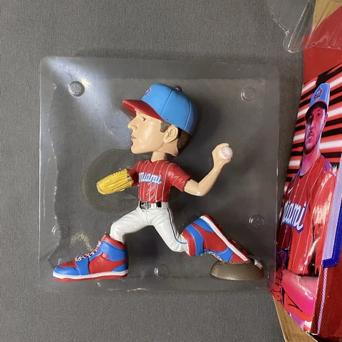 Trevor Rogers Bobblehead Miami Marlins MLB SGA Giveaway Limited Edition Open Box Cover