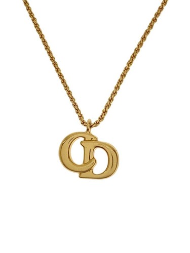 Collana Christian Dior Logo CD donna con top GLD usata