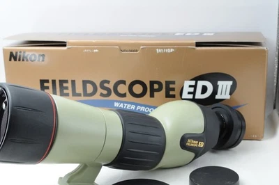 [Near MINT w/Box] Nikon Fieldscope ED III D=60P 30xWF Eyepiece  WaterProof JAPAN - Image 1 of 4