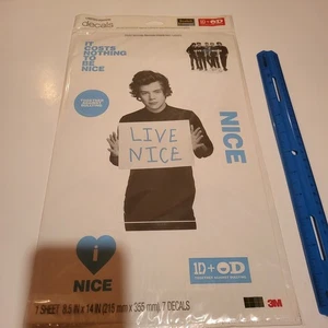 One Direction Harry 1D+OD Office Depot 7 Decal Stickers Nice NEW 2013 - Picture 1 of 7