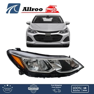 For Chevrolet Cruze 2016-2019 Right Passenger Side Halogen Headlight Headlamp - Picture 1 of 12