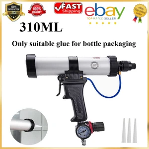 Adjustable Pneumatic Seam Sealer Glue Gun 310ML Hard Glass Glue Air Rubber Tool - Picture 1 of 9