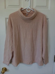 Neu mit Etikett! UNIQLO Damen-Sweatshirt Rouge Rosa Stehkragen Baumwollmischung Oberteil Freizeit XL - Bild 1 von 5