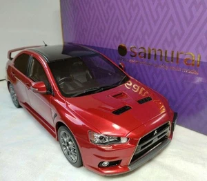 Mitsubishi Lancer Evolution Final Version Red Kyosho 1/18 with box used japan SZ - Picture 1 of 6
