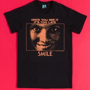 Official Smile Once You See It Black T-Shirt : S,M,L,XL,XXL,3XL,4XL,5XL - Picture 1 of 4