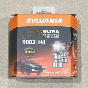 Sylvania 9003 (H4) LED ULTRA Headlight Bulbs for PowerSports or Fog Use - Picture 1 of 2